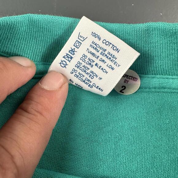 VTG Idaho Tourist Shirt Men XL Teal Turquoise Single Stitch Skull Deadstock USA - Picture 4 of 8